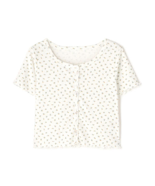 花柄テレコカーディガン セール】花柄テレコカーディガン（Tシャツ/カットソー）｜FREE'S