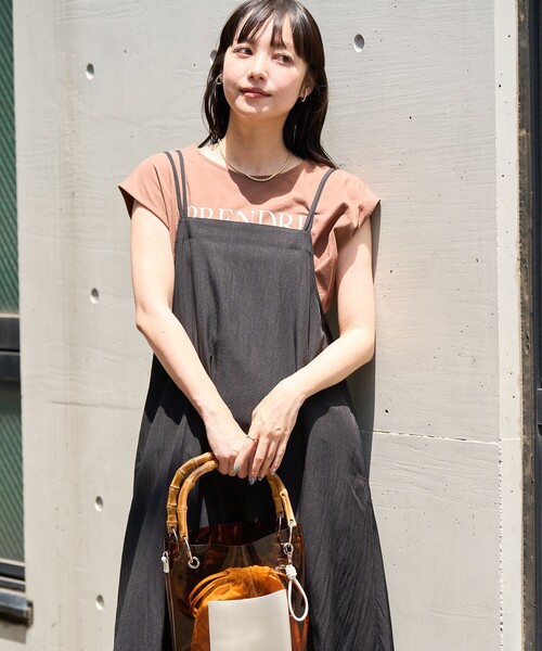 風呂敷みやこ染めワンピース セール】<接触冷感>SUMMERCOOL バックリボン キャミソール