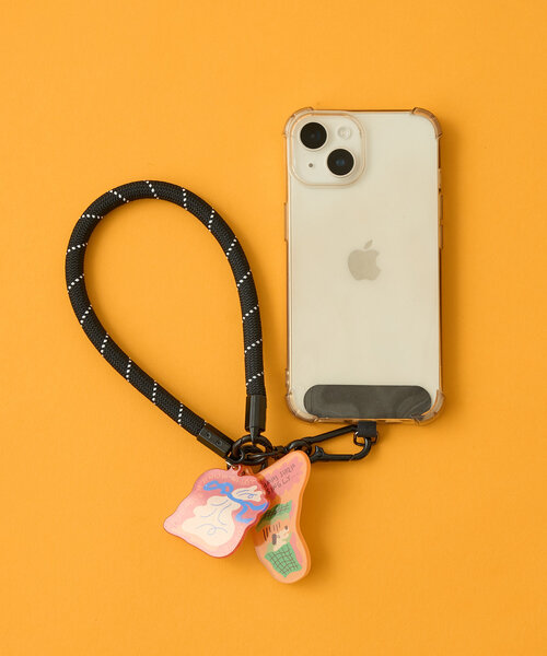 BIRTHDAY BAR（バースデイバー）の「norahi x BIRTHDAY BAR アクリルチャーム付きスマホストラップ（スマホグッズ・レディース・グリーン/ピンク/ブラック・0）」の7枚目の写真