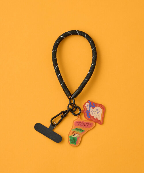 BIRTHDAY BAR（バースデイバー）の「norahi x BIRTHDAY BAR アクリルチャーム付きスマホストラップ（スマホグッズ・レディース・グリーン/ピンク/ブラック・0）」の8枚目の写真