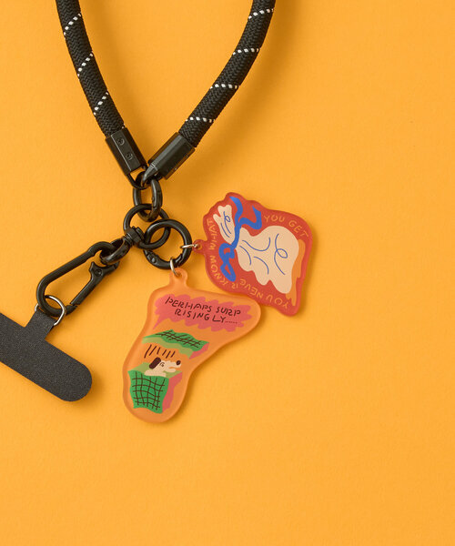 BIRTHDAY BAR（バースデイバー）の「norahi x BIRTHDAY BAR アクリルチャーム付きスマホストラップ（スマホグッズ・レディース・グリーン/ピンク/ブラック・0）」の9枚目の写真