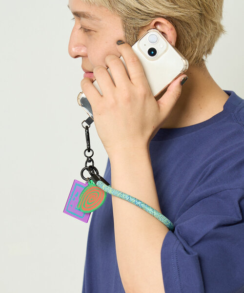 BIRTHDAY BAR（バースデイバー）の「norahi x BIRTHDAY BAR アクリルチャーム付きスマホストラップ（スマホグッズ・レディース・グリーン/ピンク/ブラック・0）」の10枚目の写真