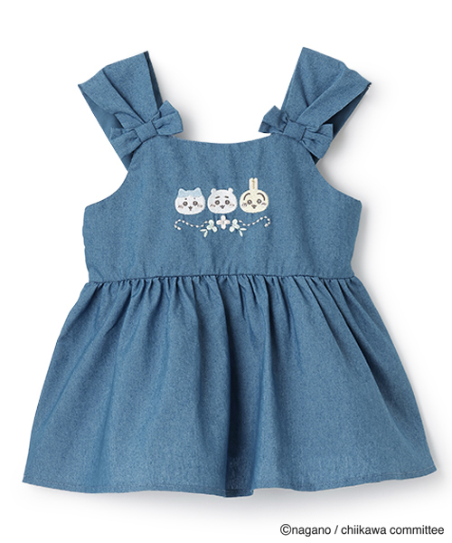 petit main（プティマイン）の「【ちいかわ】刺しゅうペプラムブラウス（シャツ/ブラウス・キッズ・サックスブルー/アイボリー・130cm/120cm/110cm/100cm/90cm）」の8枚目の写真