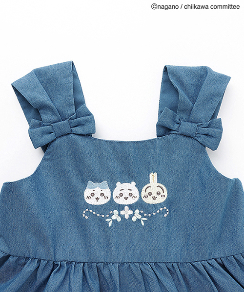 petit main（プティマイン）の「【ちいかわ】刺しゅうペプラムブラウス（シャツ/ブラウス・キッズ・サックスブルー/アイボリー・130cm/120cm/110cm/100cm/90cm）」の10枚目の写真