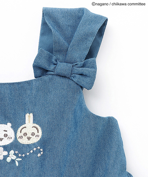 petit main（プティマイン）の「【ちいかわ】刺しゅうペプラムブラウス（シャツ/ブラウス・キッズ・サックスブルー/アイボリー・130cm/120cm/110cm/100cm/90cm）」の11枚目の写真