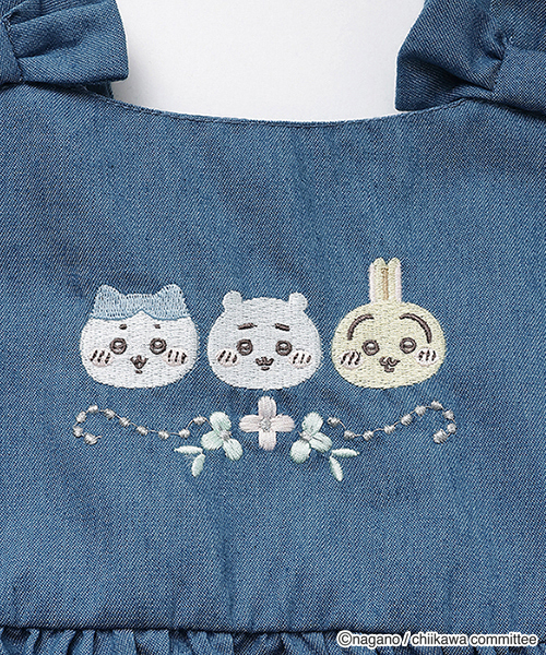 petit main（プティマイン）の「【ちいかわ】刺しゅうペプラムブラウス（シャツ/ブラウス・キッズ・サックスブルー/アイボリー・130cm/120cm/110cm/100cm/90cm）」の12枚目の写真