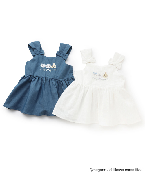 petit main（プティマイン）の「【ちいかわ】刺しゅうペプラムブラウス（シャツ/ブラウス・キッズ・サックスブルー/アイボリー・130cm/120cm/110cm/100cm/90cm）」の15枚目の写真