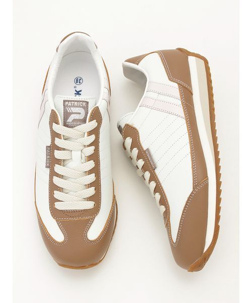 国内配送 PATRICK MARATHON-L MLK Patrick Sneakers Marathon Leather Milk PATRICK MARATHON-L