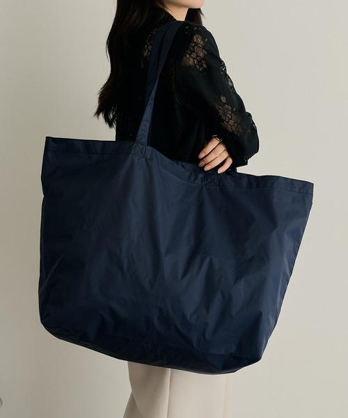 United Athle（ユナイテッドアスレ）の「【United Athle】ライトナイロン リップストップ トートバッグ W 1422（トートバッグ・レディース・ロイヤルブルー/オレンジ/サンドベージュ/ミント/オフホワイト/オリーブ/ネイビー/ブラック・FREE）」の6枚目の写真