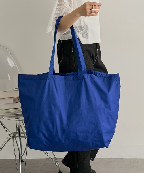 United Athle（ユナイテッドアスレ）の「【United Athle】ライトナイロン リップストップ トートバッグ W 1422（トートバッグ・レディース・ロイヤルブルー/オレンジ/サンドベージュ/ミント/オフホワイト/オリーブ/ネイビー/ブラック・FREE）」の14枚目の写真