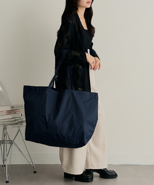 United Athle（ユナイテッドアスレ）の「【United Athle】ライトナイロン リップストップ トートバッグ W 1422（トートバッグ・レディース・ロイヤルブルー/オレンジ/サンドベージュ/ミント/オフホワイト/オリーブ/ネイビー/ブラック・FREE）」の13枚目の写真