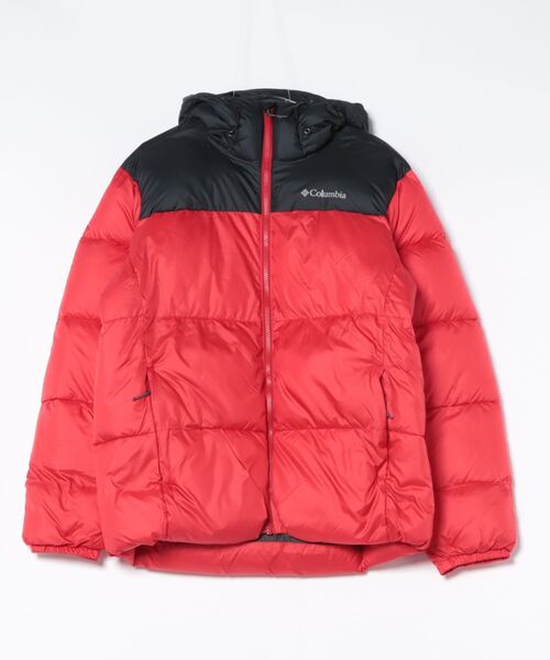 Columbia 赤 防水ジャケット ファー付き セール】【Columbia】PUFFECT HOODED JACKET 2008414（ダウン