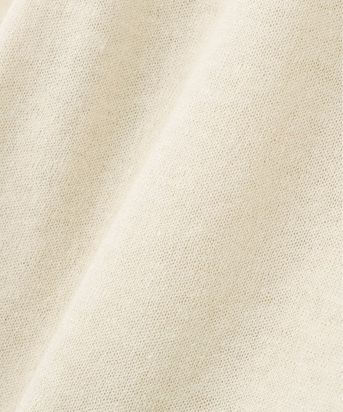 MARGARET HOWELL(マーガレットハウエル)の「FINE LINEN COTTON KNITWEAR(カーディガン/ボレロ・レディース・ダークブルー/ライトベージュ・FREE)」の3枚目の写真