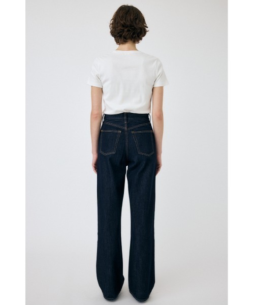 MOUSSY（マウジー）の「HW 90S STRAIGHT（デニムパンツ・レディース・ブルー/ワンウォッシュ/ライトブルー・23inch/24inch/25inch/26inch）」の20枚目の写真