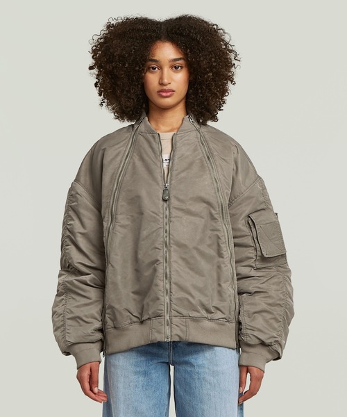 ジャケット・アウター ansdotsloevner BALLOON BOMBER JACKET セール】【Safari Online掲載】UNISEX Macro Balloon Bomber/ユニ