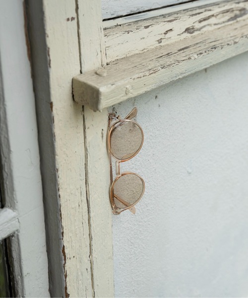 lawgy(ラウジー)の「color boston frame sunglasses / カラーボストンフレームサングラス(サングラス・レディース・ブラック/ブルーグレー/ブラウン系その他/カーキ/ライトオレンジ系・FREE)」の12枚目の写真