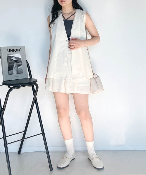 セール】○2点セットアイテム ベストとショートパンツ