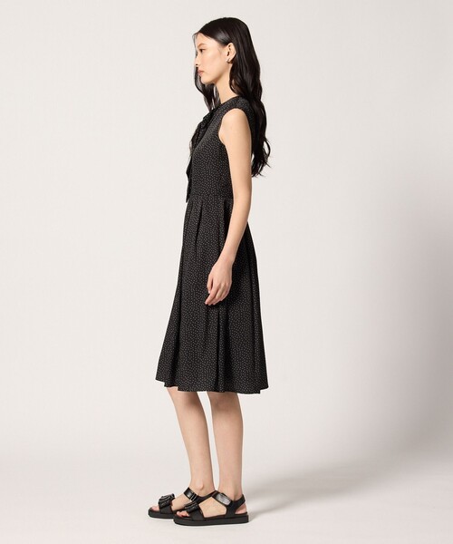 TOCCA（トッカ）の「TALKATIVE DOTS ドレス（ワンピース・レディース・ブラウン系5/ブラック系5・0/2/4/6）」の7枚目の写真