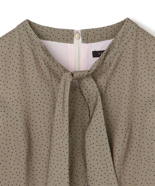 TOCCA（トッカ）の「TALKATIVE DOTS ドレス（ワンピース・レディース・ブラウン系5/ブラック系5・0/2/4/6）」の13枚目の写真