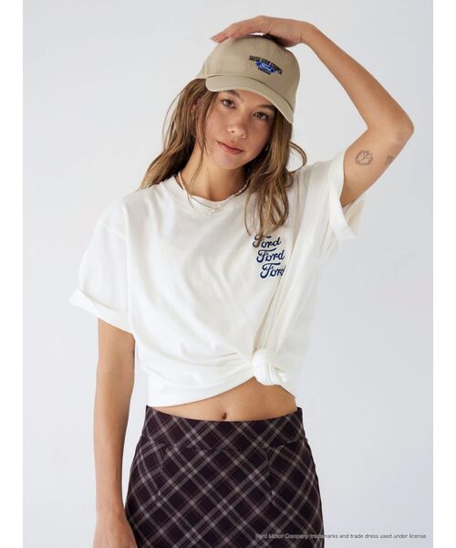 Ungrid(アングリッド)の「Fordロゴキャップ(キャップ・レディース・ベージュ/ブラック・FREE)」の6枚目の写真