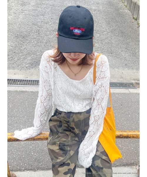 Ungrid(アングリッド)の「Fordロゴキャップ(キャップ・レディース・ベージュ/ブラック・FREE)」の19枚目の写真