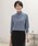 J.PRESS Ladies�iJ.�v���X ���f�B�X�j�́u�y�l�C�̂��ߐV�F�ǉ��zPRINCE �^�[�g���l�b�N �j�b�g�i�j�b�g/�Z�[�^�[�j�v�b�_���u���[�n