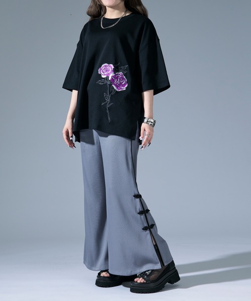 エルノロゼット Ellno Loset デザインキャミサロペット 未使用 Ellno Loset tシャツ 「新色追加」2wayカットアウトメッシュPO
