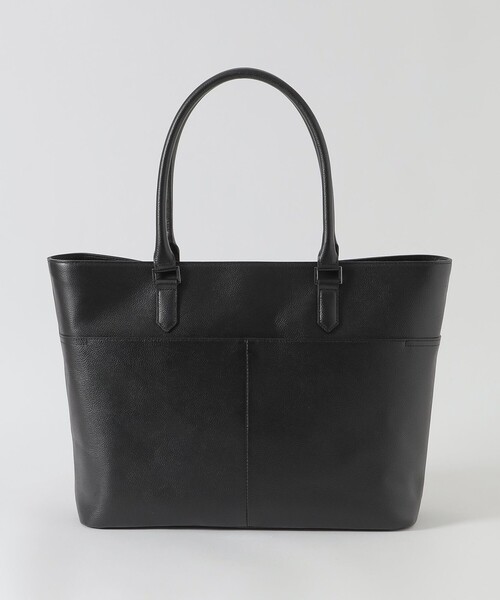 BLACK LABEL CRESTBRIDGE（ブラックレーベル・クレストブリッジ）の「シュリンクレザートートバッグ（トートバッグ・メンズ・ブラック・FREE）」の4枚目の写真