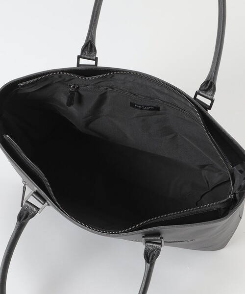 BLACK LABEL CRESTBRIDGE（ブラックレーベル・クレストブリッジ）の「シュリンクレザートートバッグ（トートバッグ・メンズ・ブラック・FREE）」の5枚目の写真