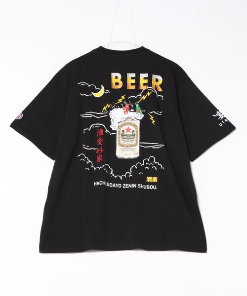 JACKROSE(ジャックローズ)の「YOIDORE KAMINARISAMA TEE2(Tシャツ/カットソー・メンズ・ホワイト/ブラック・M/L/XL)」の13枚目の写真