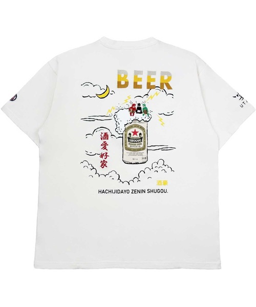 JACKROSE(ジャックローズ)の「YOIDORE KAMINARISAMA TEE2(Tシャツ/カットソー・メンズ・ホワイト/ブラック・M/L/XL)」の6枚目の写真