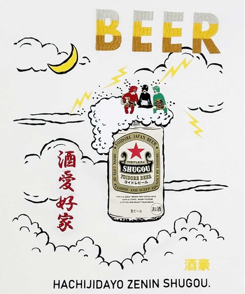 JACKROSE(ジャックローズ)の「YOIDORE KAMINARISAMA TEE2(Tシャツ/カットソー・メンズ・ホワイト/ブラック・M/L/XL)」の7枚目の写真