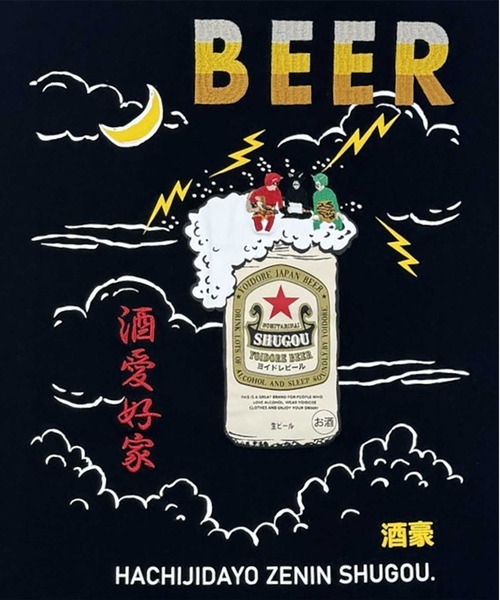 JACKROSE(ジャックローズ)の「YOIDORE KAMINARISAMA TEE2(Tシャツ/カットソー・メンズ・ホワイト/ブラック・M/L/XL)」の12枚目の写真