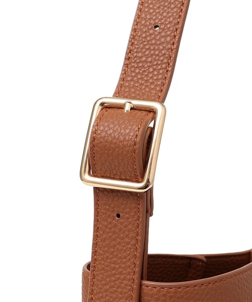 VELETTO(ベレット)の「VELETTO: ポシェット付き 3WAY ワンハンドル バケツ ショルダー バッグ(ショルダーバッグ・レディース・キャメル/ブラウン・ONE SIZE)」の21枚目の写真