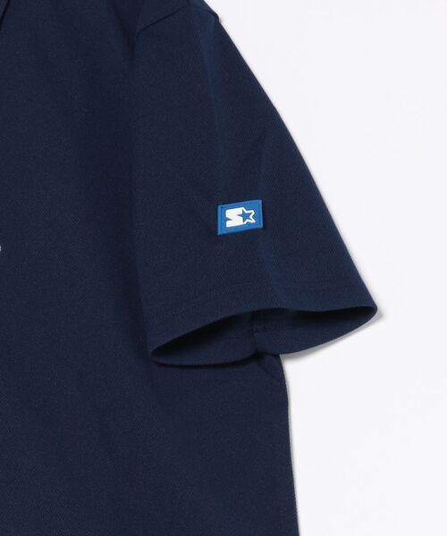 STARTER（スターター）の「《STARTER GOLF》スターターゴルフ STARTERロゴ刺繍半袖ポロシャツ SG-123009（ポロシャツ・メンズ・ネイビー/ブラック・M/L）」の4枚目の写真