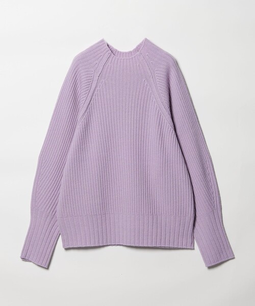 EMMEL REFINES(エメルリファインズ)の「<EMMEL REFINES>EM リブ ボトルネック ニットプルオーバー(ニット/セーター・レディース・オフホワイト/レッド/ライラック・FREE)」の17枚目の写真