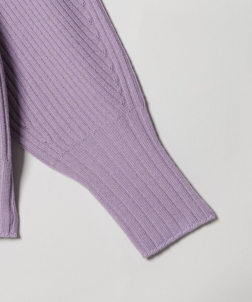 EMMEL REFINES(エメルリファインズ)の「<EMMEL REFINES>EM リブ ボトルネック ニットプルオーバー(ニット/セーター・レディース・オフホワイト/レッド/ライラック・FREE)」の20枚目の写真