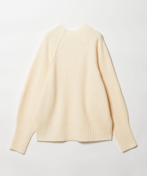 EMMEL REFINES(エメルリファインズ)の「<EMMEL REFINES>EM リブ ボトルネック ニットプルオーバー(ニット/セーター・レディース・オフホワイト/レッド/ライラック・FREE)」の12枚目の写真