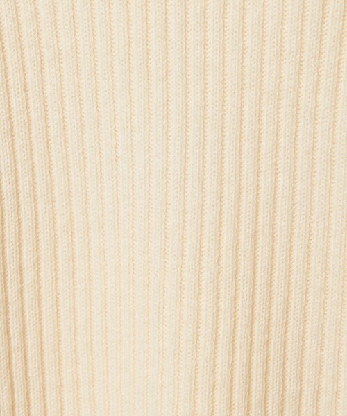 EMMEL REFINES(エメルリファインズ)の「<EMMEL REFINES>EM リブ ボトルネック ニットプルオーバー(ニット/セーター・レディース・オフホワイト/レッド/ライラック・FREE)」の14枚目の写真