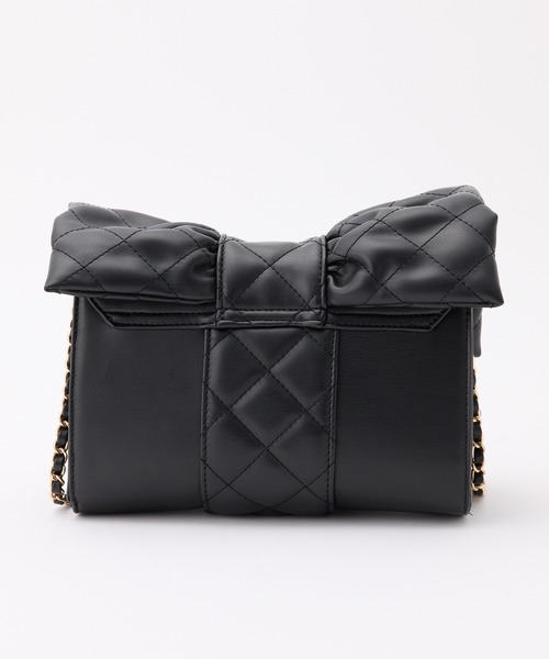 NICE CLAUPリボン付きキルティングショルダーBAG one after another NICE CLAUP｜リボンキルティングショルダー
