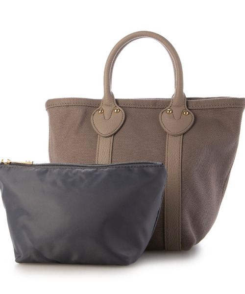 cache cache(カシュ カシュ)の「カシュカシュ cachecache / 2ショルダー付きキャンバストートバッグ(トートバッグ・レディース・ブラック/グレー/ベージュ・FREE)」の18枚目の写真