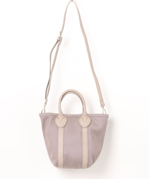 cache cache(カシュ カシュ)の「カシュカシュ cachecache / 2ショルダー付きキャンバストートバッグ(トートバッグ・レディース・ブラック/グレー/ベージュ・FREE)」の21枚目の写真