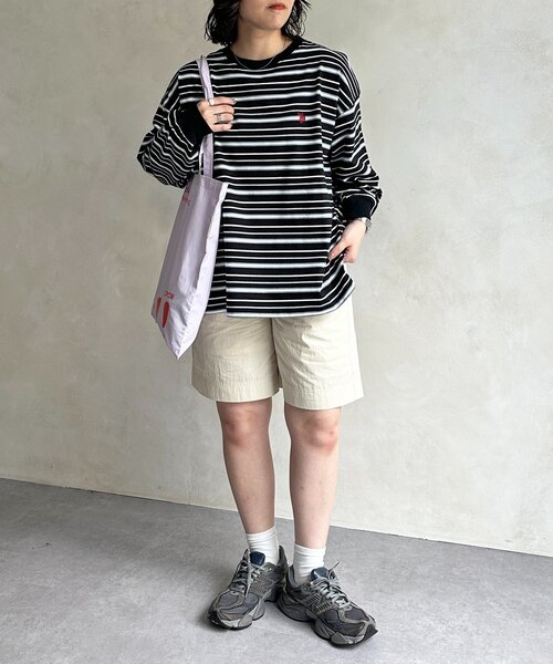 CPCM(シーピーシーエム)の「冷感タックショートパンツ(その他パンツ・レディース・ベージュ/アイボリー/ブラック・FREE)」の14枚目の写真