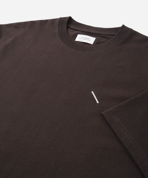 Saturdays NYC(サタデーズ ニューヨークシティ )の「Cursive Saturdays Surf Relaxed SS Tee(Tシャツ/カットソー・メンズ・ミント/ホワイト/ブラウン・S/XL/L/M)」の11枚目の写真