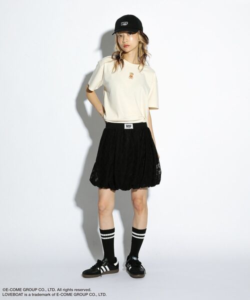 LOVE BOAT(ラブ・ボート)の「■LOVEBOAT ベアーptTEE(Tシャツ/カットソー・レディース・アイボリー・FREE)」の3枚目の写真