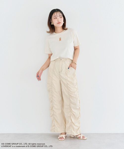 LOVE BOAT(ラブ・ボート)の「■LOVEBOAT ベアーptTEE(Tシャツ/カットソー・レディース・アイボリー・FREE)」の7枚目の写真