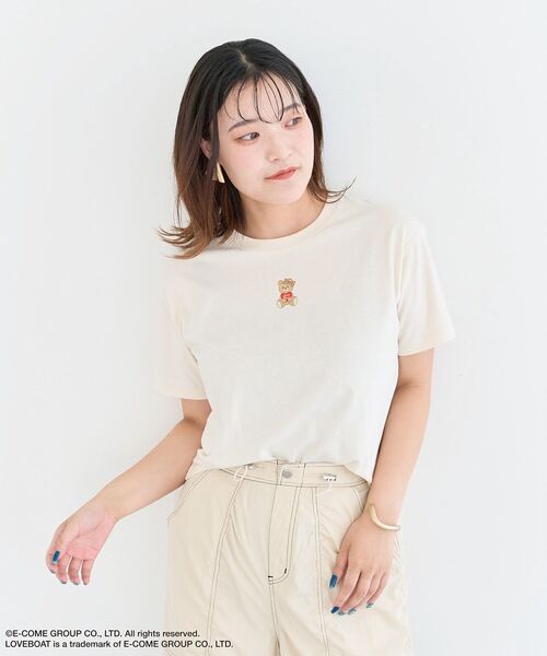 LOVE BOAT(ラブ・ボート)の「■LOVEBOAT ベアーptTEE(Tシャツ/カットソー・レディース・アイボリー・FREE)」の10枚目の写真