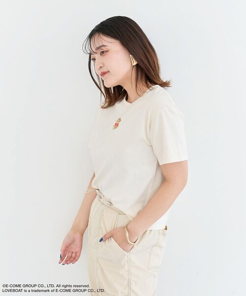 LOVE BOAT(ラブ・ボート)の「■LOVEBOAT ベアーptTEE(Tシャツ/カットソー・レディース・アイボリー・FREE)」の11枚目の写真