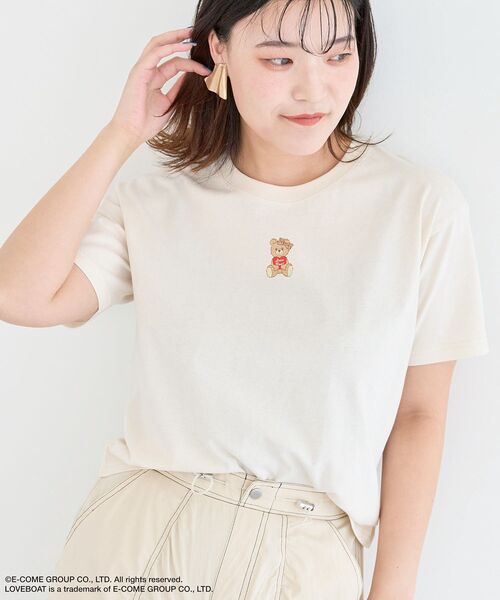LOVE BOAT(ラブ・ボート)の「■LOVEBOAT ベアーptTEE(Tシャツ/カットソー・レディース・アイボリー・FREE)」の13枚目の写真