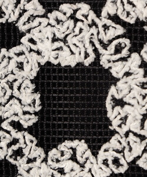 フラッフィーヤーンエンブロイダリー フレアスカート（スカート